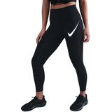 Nike - Tempo Swoosh Run - Sportlegging - Zwart - Dames - Lang