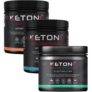Keton1 | Keto Essentials | Voordeelpakket | 3 x Keton1 Product