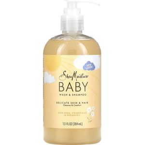 Shea Moisture - Baby Top-tot-teen Wash & Shampoo - Kamille & Argan - 384 ml