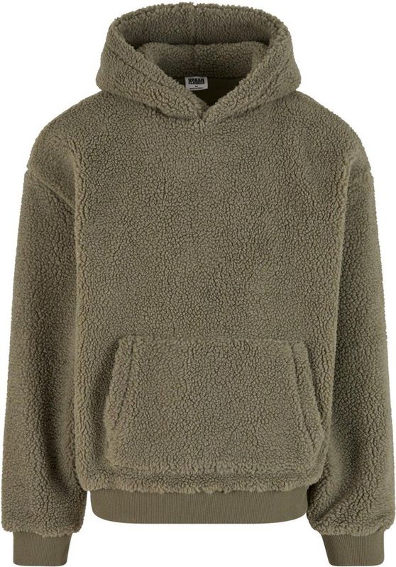 Urban Classics - Tb7265 - Trainingspak - Groen - Oversized Teddy Hoody