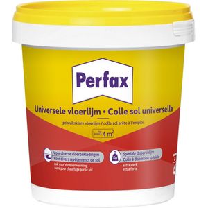 Perfax Vloerlijm 1 Kg | Universele Hechting voor PVC & Textiel | Snelle Eindsterkte & Gemakkelijke Applicatie | Transformeer Jouw Vloerprojecten!