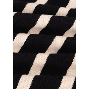 Notre-V Stripe Knit Sweater Truien & vesten Dames - Sweater - Hoodie - Vest- Zwart - Maat L