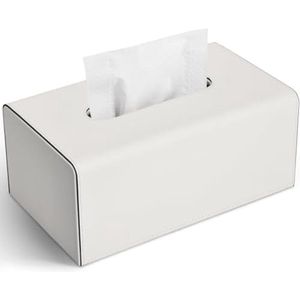 Gravora PU Leren Zakdoekjesdispenser - Elegante Tissue Box voor Elk Interieur