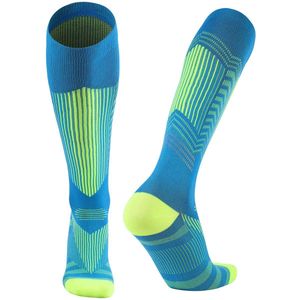 KANGKA Compressiekousen 20-30 mmHg maat L/XL – Hardloopsokken, Wandelsokken & Steunkousen met Reflecterend Effect