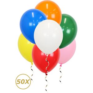 Gekleurde Helium Ballonnen Verjaardag Versiering Feest Versiering Ballon Gekleurd Verjaardag Decoratie - 50 Stuks
