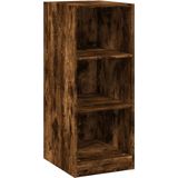 vidaXL - Kledingkast - 48x41x102 - cm - bewerkt - hout - gerookt - eikenkleurig