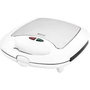 ECG Sandwichmaker Sandwichmaker ECG S 399 3 in 1 wit - Broodrooster - Wit