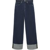 Vmtessa High Rise Brede Pasvorm - Bijgesneden Jeans
