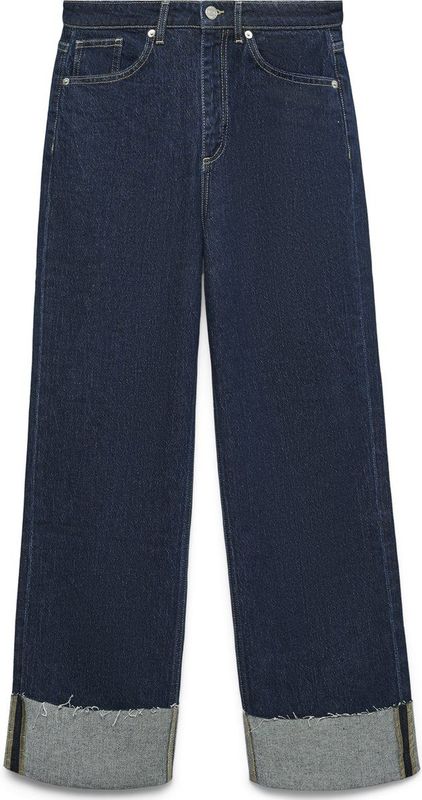 Vmtessa High Rise Brede Pasvorm - Bijgesneden Jeans