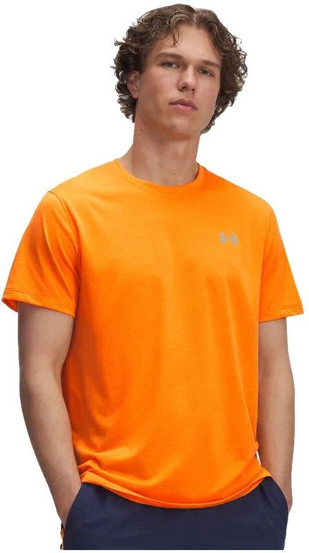 Under Armour - Launch - T-shirt - Oranje - Korte Mouwen - Regular Man