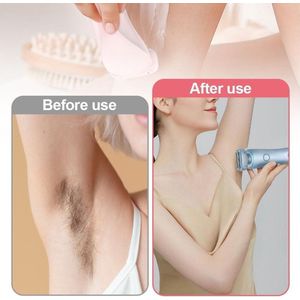 Silkbabe Lady Shaver, Silkbabe on the Go Lady Shaver, Electric Razors for Women, 2 in 1 Waterproof Dual Head Razor for Wet & Dry Use, For Bikini, Underarms and Legs (Pink)