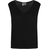 DreiMaster - Everyday Fashion - Top - Zwart - Mouwloos
