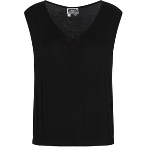 DreiMaster - Everyday Fashion - Top - Zwart - Mouwloos