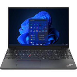 Lenovo ThinkPad E16 Intel® Core™ i5 i5-1335U Laptop 40,6 cm (16") WUXGA 16 GB DDR4-SDRAM 256 GB SSD Wi-Fi 6 (802.11ax) Windows 11 Pro Zwart