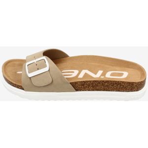 Bruine Sandalen - Synthetisch - Gespsluiting - Laag