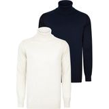 Felix Hardy - Colturi - Trui - Ecru-Navy - 2 Pack - 100% Katoen