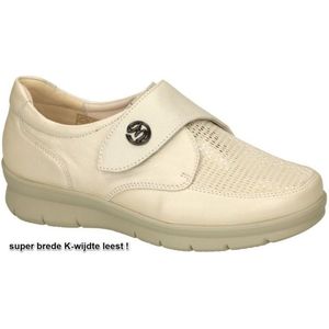 G-comfort - Dames - Ballerina's - Crème - Comfort Schoenen