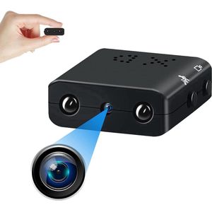 Mini Spycam - Verborgen Spionage Camera - Spy Cam met Wifi en App - Beveiligingscamera Draadloos - Inclusief Oplader