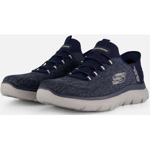 Skechers - Slip-ins Summits - Instappers - Blauw - Textiel