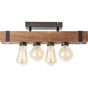 Brilliant WOODHILL - Plafondlamp - Zwart