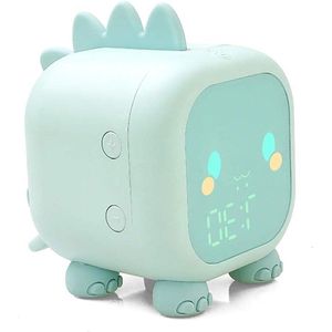Leuke Dinosaurus Digitale Wekker voor Kinderen - Nachtkastje Klok met Wakker Licht en Nachtlicht - Verjaardagscadeaus voor Kinderen en Volwassenen