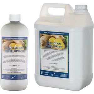 Bodylotion Fresh Ginger 1 Liter - hervulbaar + Jerrycan 5 Liter navulling