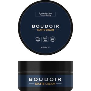 Boudoir Matte Cream - Haarwax - wax - matte hold - matte finish - matte wax - heren wax
