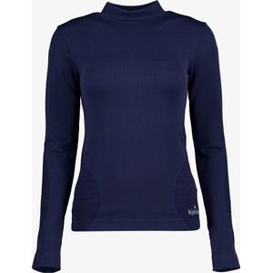Kjelvik dames thermoshirt met lange mouwen blauw - Maat M