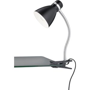 REALITY HARVEY Klemlamp - Zwart mat