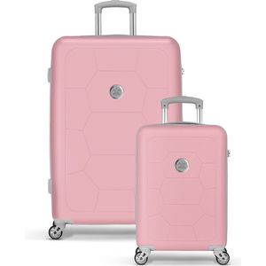 SUITSUIT Caretta Kofferset 2delig - 53 + 76 cm - 126 Liter - Pink Lady