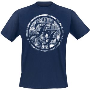Foo Fighters Sonic Highways - City Circles Heren T-shirt - donkerblauw - M