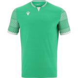 Macron Tureis Shirt Korte Mouw Heren - Groen / Wit | Maat: 3XL