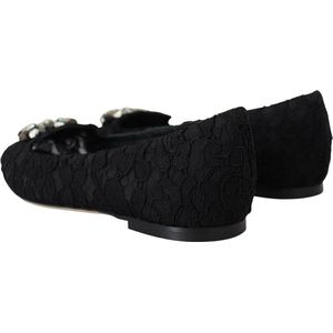 Elegante Lace Crystal Flats