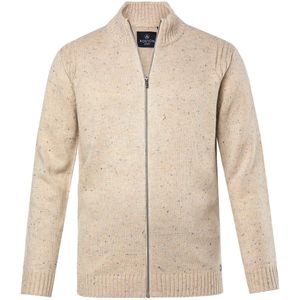 Boston Park Boston Park - Heren - Boston Park vest TwoTone-breisel opstaande kraag tot 84/86 - Natuur - Maat 60+
