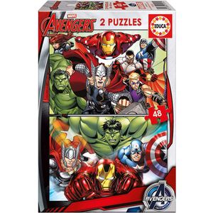 Avengers Puzzel (2 x 48 stukjes) - Educa 15932