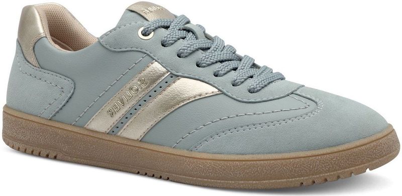 s.Oliver - Sneaker - Blauw - Synthetisch - Vetersluiting