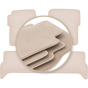PREMIUM beige vloermatten voor: Land Rover Discovery II off-road 1998-2004