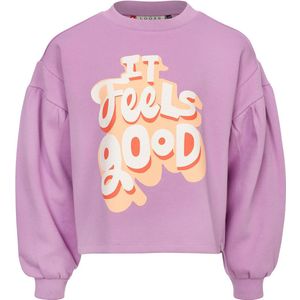 LOOXS Little 2601-7310-610 Meisjes Sweater - Maat 92 - Lila van 94% Cotton 6%elastan