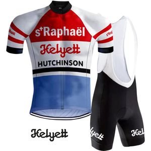 Retro Wielertenue Saint-Raphaël Rood/Blauw - REDTED - 3XL