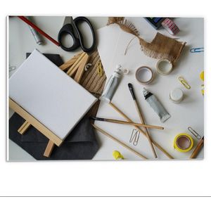 Forex - Verfspullen - 40x30cm Foto op Forex