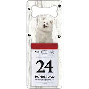 Scheurkalender 2024 Hond: Japanse Spits