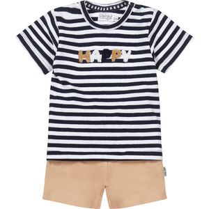 Dirkje R-HIDE AND SEEK Jongens Kledingset - Navy - Maat 80