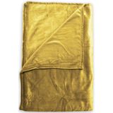 ZoHome Cara Plaid - Fleece - 140x200 cm - Honey Gold