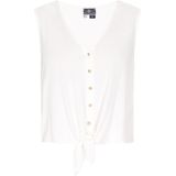 Haltertops - Effen - Viscose - Mouwloos - Normale Pasvorm