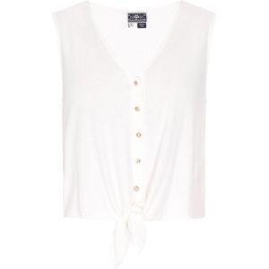 Haltertops - Effen - Viscose - Mouwloos - Normale Pasvorm