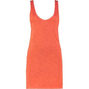 Shiwi dress twisted back slub jersey - coral romance - XS