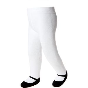 Baby meisje maillot leggings-maat 0-6 maanden-zwart-anti-slip zooltjes-katoen