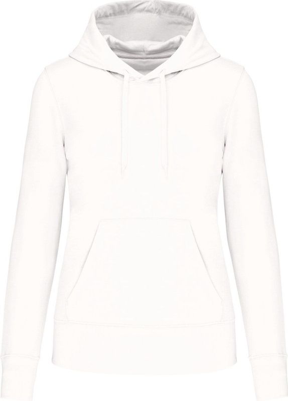 Kariban - K4028 - Damessweater - White - Met Capuchon