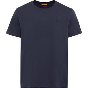 camel active Basic T-shirt van duurzame organic cotton - Maat menswear-S - Donkerblauw