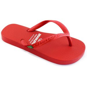 Brasileras Slippers Unisex- Rood- 33/34
